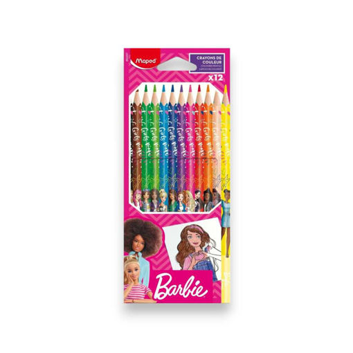 Picture of MAPED PENCIL COLOURS BARBIE 12